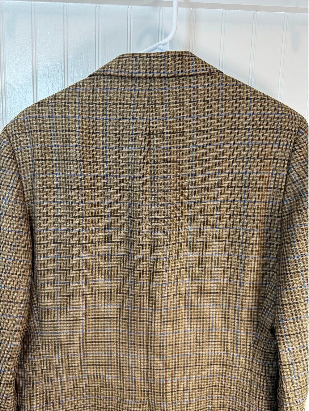 Brooks Brothers Fitzgerald 1818 Men's 39L Checked 100% Wool Sport Coat Blazer